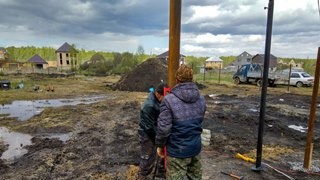 Заказать монтаж винтовых свай в Сосновый Бор - цена под ключ с доставкой от 1879 шт