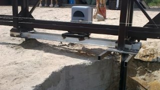 Купить сваи для ворот в Сосновый Бор. Заказать ворота на сваях под ключ от 21916 руб